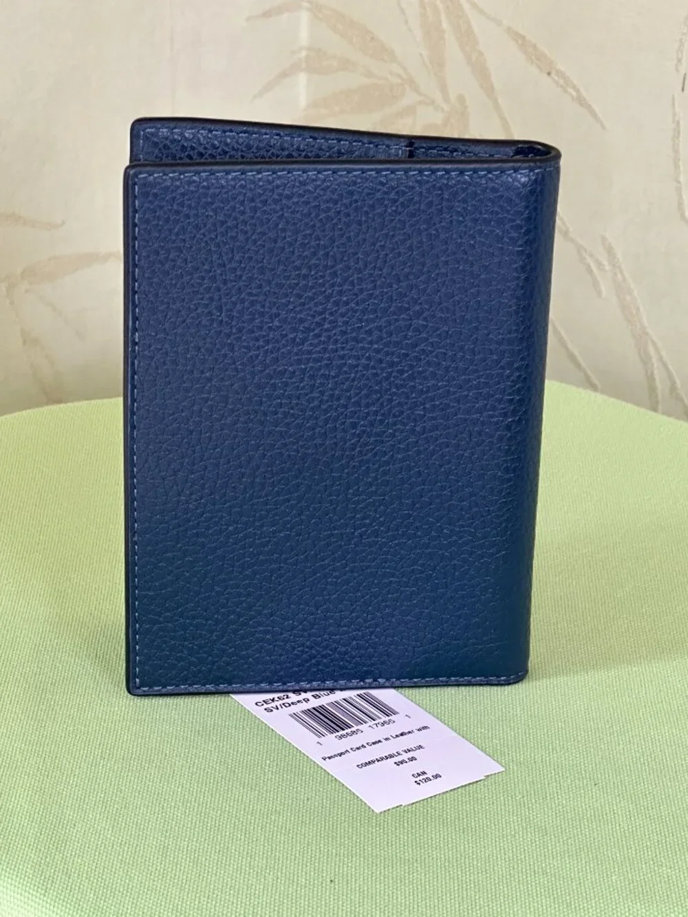 COACH PASSPORT CASE:NWT LEATHER w/CAR PRINT OR SIGNATURE CANVAS STRIPE:NWT